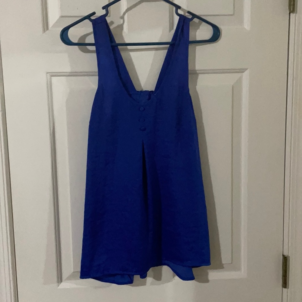 Candie’s Blue Bow Back Tank